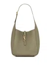 Saint Laurent Olive Le 5 7 Supple Small Shoulder Bag In Green