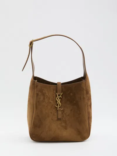 Saint Laurent Le 5 À 7 Small Bag In Brown