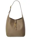Saint Laurent Le 5 A 7 Small Leather Hobo Bag In Brown