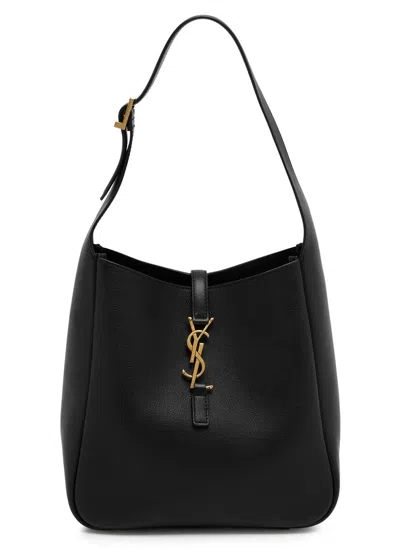 SAINT LAURENT SAINT LAURENT LE 5 À 7 SMALL LEATHER HOBO BAG