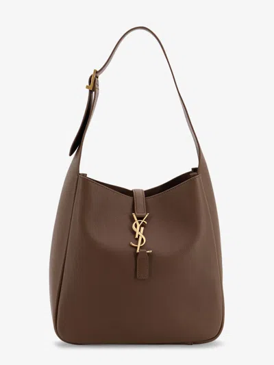 Saint Laurent Le 5 À 7 Small Leather Shoulder Bag In Pink