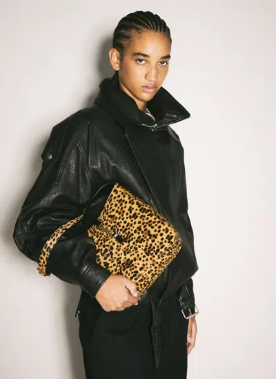 Saint Laurent Le 5 À 7 Small Shoulder Bag In Brown