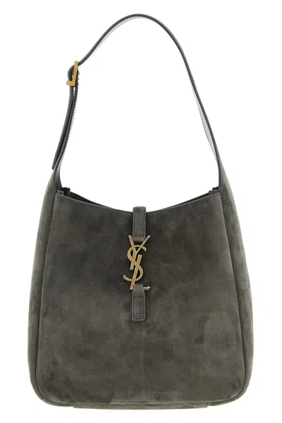 Saint Laurent 'le 5 À 7' Small Shoulder Bag In Gray
