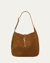 Saint Laurent Le 5 A 7 Small Suede Hobo Shoulder Bag