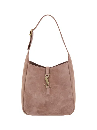 Saint Laurent Le 5 À 7 Suede Shoulder Bag
