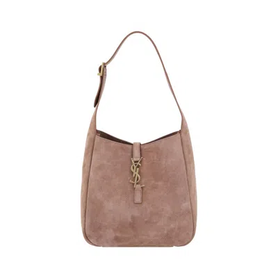 Saint Laurent Le 5 À 7 Suede Shoulder Bag