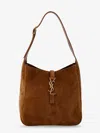 Saint Laurent Le 5 A 7 Small Suede Hobo Shoulder Bag In Brown