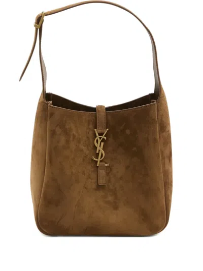 Saint Laurent Le 5 À 7 Small Bag In Brown