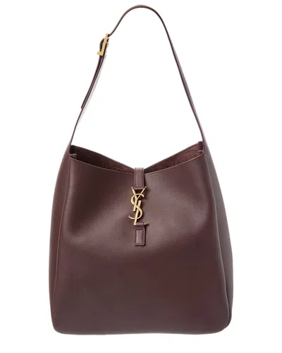 Saint Laurent Le 5 A 7 Supple Large Leather Hobo Bag