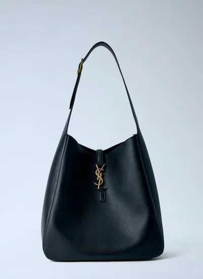 Saint Laurent Le 5 À 7 Supple Large Shoulder Bag In Black