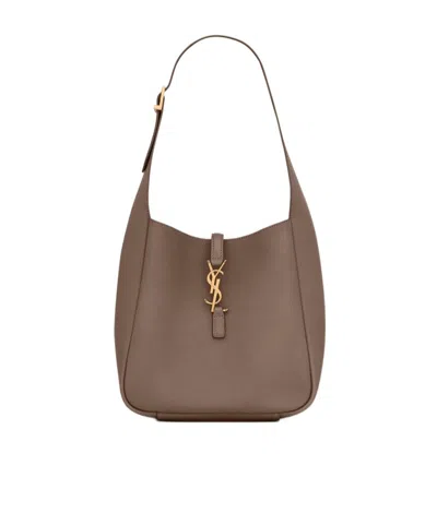 Saint Laurent Le 5 À 7 Supple Small In Grained Leather