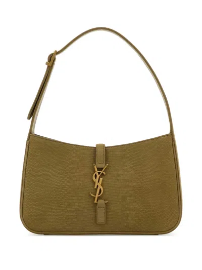 Saint Laurent Le 5 A 7 Tote Bag In Green