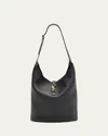 Saint Laurent Le 5 A 7 Hobo Bag In Nero