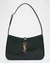Saint Laurent Le 5 A 7 Ysl Shoulder Bag In Patent Leather In Fir Leaf