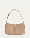 Saint Laurent Le 5 A 7 Ysl Shoulder Bag In Smooth Leather In Rosy Sand