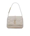 Saint Laurent Le 57 Quilted Shoulder Bag In White