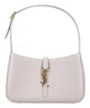 Saint Laurent Le 5a7 Shoulder Bag In White