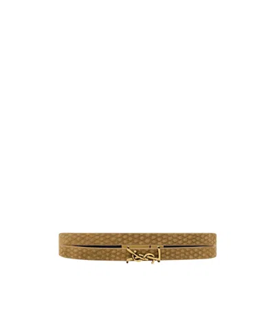 SAINT LAURENT CASSANDRE DOUBLE-WRAP BRACELET IN LEATHER