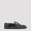 Saint Laurent Navy Blue Solid Le Loafer In Blue