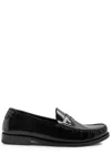 Saint Laurent Loafers In Black