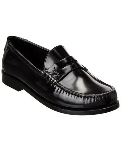 SAINT LAURENT SAINT LAURENT LE LOAFER 15 LEATHER MOCCASIN