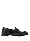 Saint Laurent Le Loafer Loafers In Polished Wrinkled Leather In Black