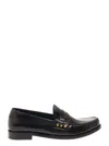 Saint Laurent Le Loafer Penny Slippers In Multicolor