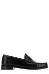 Saint Laurent Le Loafer Moccasins In Shiny Leather Scarpe Basse Black