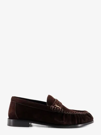 Saint Laurent Le Loafer 15 Suede Loafers In Animal Print