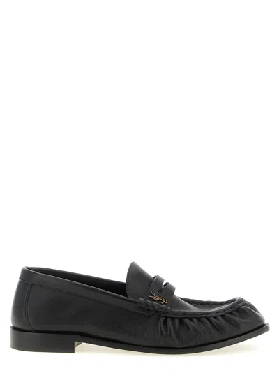 Saint Laurent Le Loafer In Black