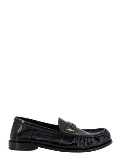 Saint Laurent Le Loafer Leather Loafers In Black