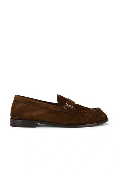 Saint Laurent Le Loafer In Brown