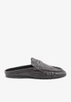 Saint Laurent Le Loafer Flat Mules In Black