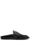 Saint Laurent Le Loafer 05 Leather Moccasin Loafer Mules In Black