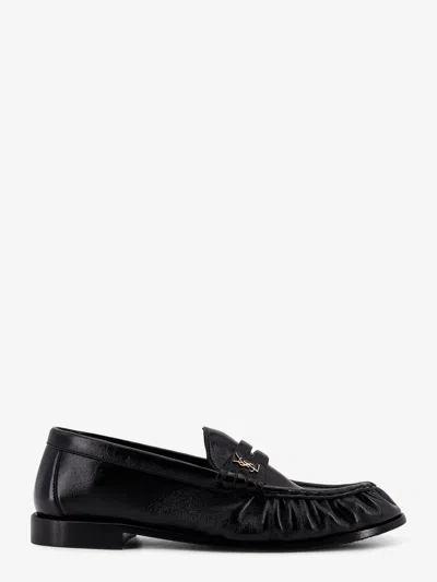 Saint Laurent Le Loafer Leather Loafer In Black