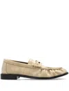 Saint Laurent Natural Leather Slip On Loafers In 中性色