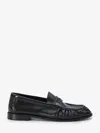 Saint Laurent Soft Loafers With Cassandre Decoration And Hand-stitched Moc Toe Shoes