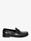 Saint Laurent Monogram Penny Loafers In Black