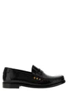 Saint Laurent Black Leather Loafer