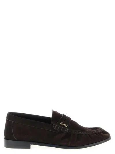 Saint Laurent Le Loafer Loafers In Brown