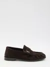 Saint Laurent Le Loafer Loafers In Suede In Brown