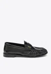 Saint Laurent Le Loafer Nappa Leather Penny Loafers In Black