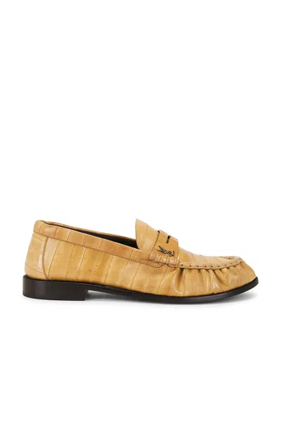 Saint Laurent Le Loafer In Brown