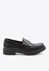 Saint Laurent Le Loafer High-shine Finish Flat Shoes