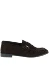 Saint Laurent Le Loafer Suede Loafers In Multi