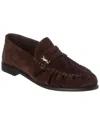 Saint Laurent Le Loafer Loafers In Suede In Brown