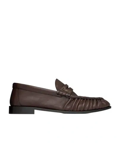 Saint Laurent Le Loafer Supple In Matte Leather In Black