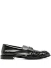 Saint Laurent Le Loafer Supple In Shiny Leather Shoes In Black