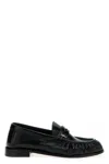 Saint Laurent Le Loafer Loafers In Polished Wrinkled Leather In Black