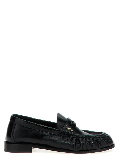 Saint Laurent Le Loafer Supple Loafers In Black
